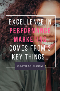 Excellence in Performance Marketing